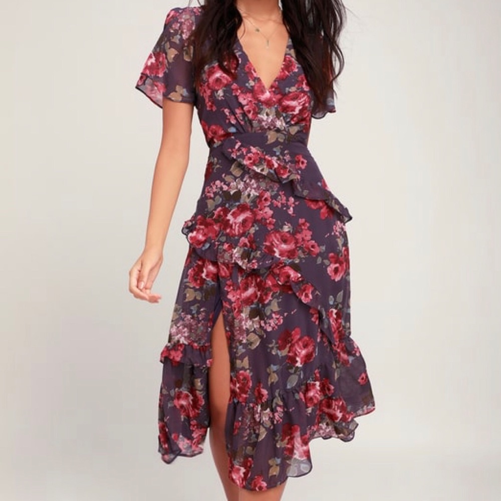 LULUS floral dress